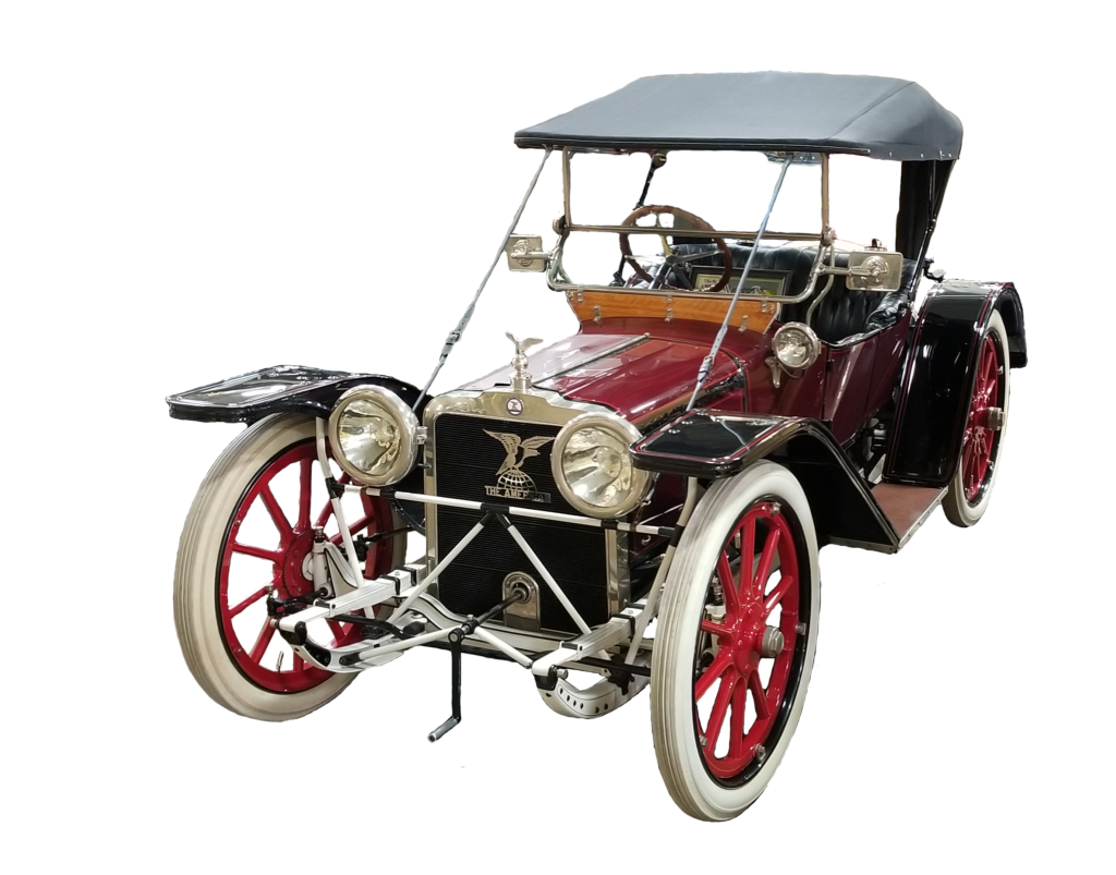 1913 American Underslung displayed at Stahls Collection.