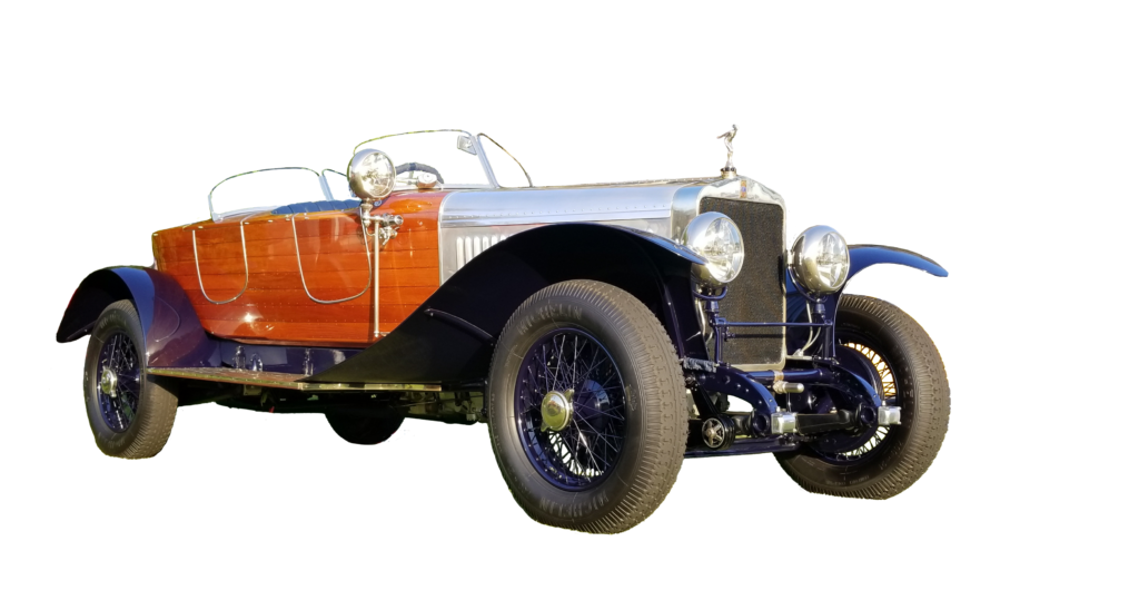1924 Delage on display at Stahls Collection